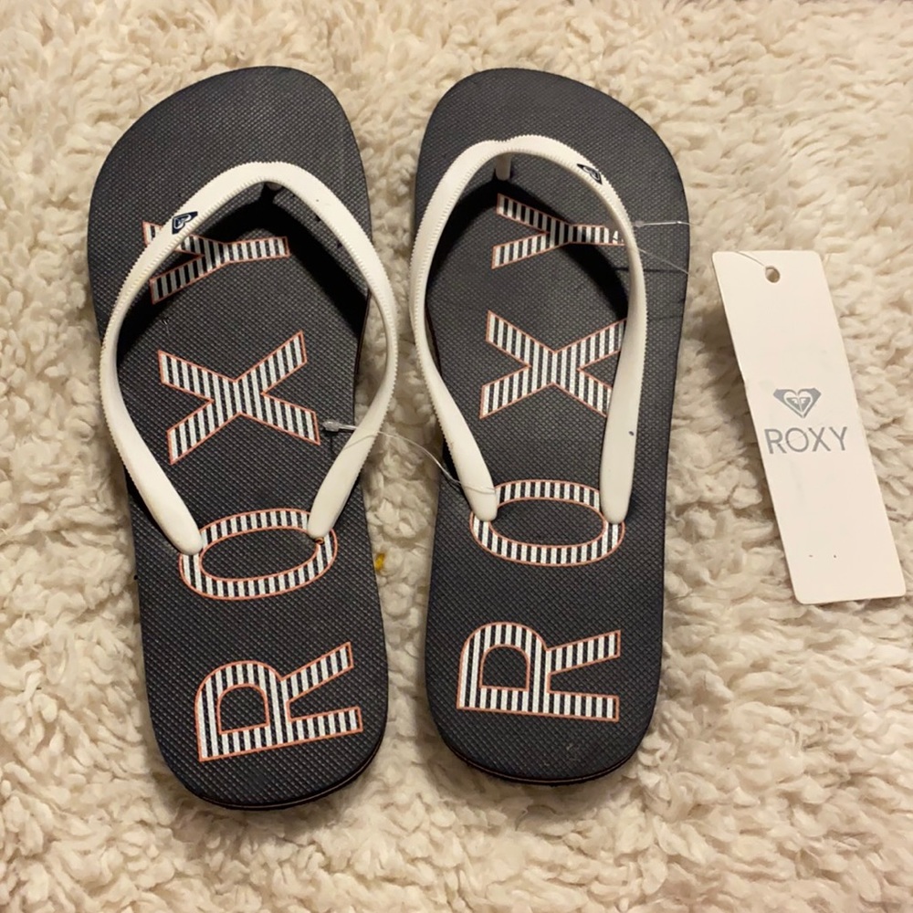 Roxy Color Cob Flip Flops Sandals Size 8 EUC